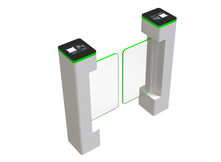 Card sensor vertical all-in-one swing gate