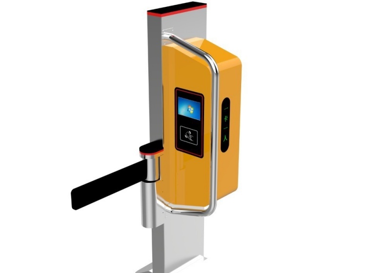 Ski resort ticket gate